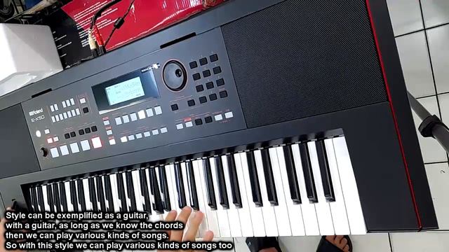 Contoh style LoveSong ROLAND EX50 English Subs