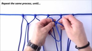 Making a Net - Modified Snake Knot  / Bull Hitch Paracord Net Tutorial – CBYS