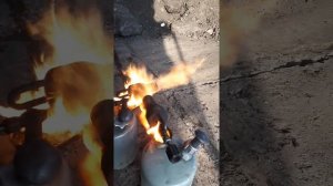 розжиг паяльной лампы для новичков.