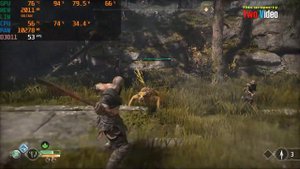 i3 10100f gtx 950 God OF War