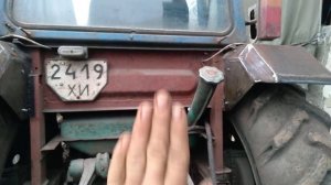 самодельные крылья на кабину мтз 80 трактора т 40.саморобні крила на кабіну мтз 80