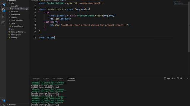 MERN Stack tutorial for beginners. Database Schema and Logic for REST API Part-3
