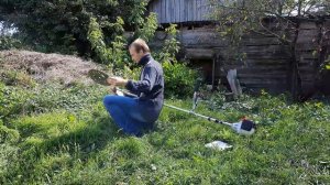 Установка ножей на мотокосу Stihl FS 250 | Installing knives on the Stihl FS 250 brushcutter