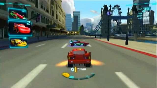 Racing in the world grand prix as Lightning McQueen. Cars 2 part 15 of the series in the Wii смотреть онлайн
