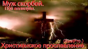8)Муж скорбей. Пой аллилуйя.(SvetPro.)Христианские песни.