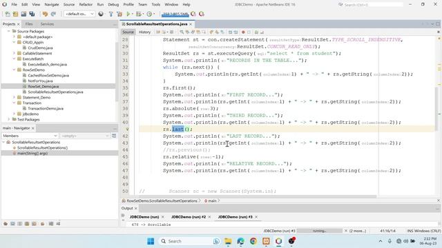 #06 Scrollable ResultSet | Type Forward Only, Sensitive and Insensitive, Concurrency Read Only | AJ смотреть онлайн