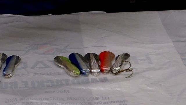 Копия блесны Wasaby 50 мм. Блесна для жереха. смотреть онлайн