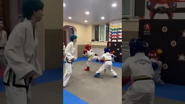 Taekwondo Kids - team sparring #shots #taekwondo #lifestyle #sport #life #live #training