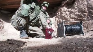 Работа саперов Международного противоминного центра ВС РФ в н.п. Мартуни в Нагорном Карабахе