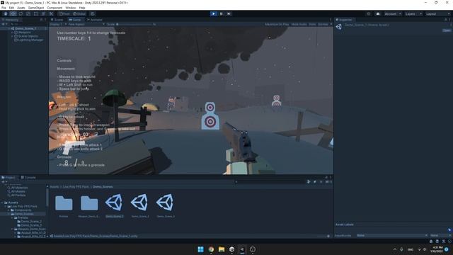 Low Poly FPS Pack 2022 game development unity