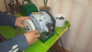 НАЖДАК С ДВИГАТЕЛЯ ОТ СТАРОЙ СТИРАЛЬНОЙ МАШИНКИ