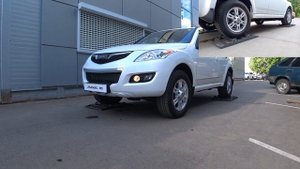 Haval H5, самоблок, проверка 4WD на стендах 100% скольжения