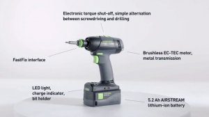 Cordless drill T 18+3 | C 18 - Festool (EN)