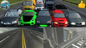 Обзор модов Симпл Кар Краш: Skoda Octavia, Lancer Evo, Honda Civic, Porsche 911, Big City & more