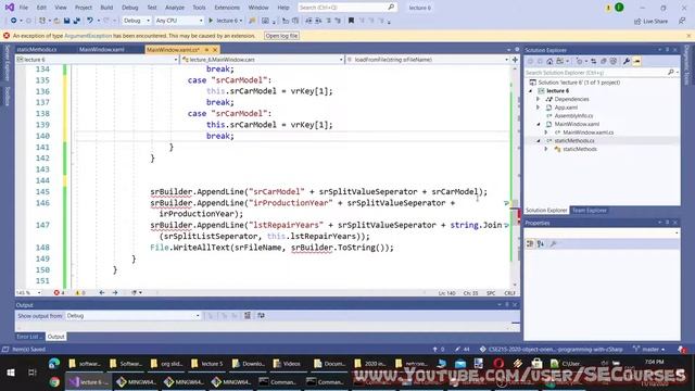 C# Expert OOP - Lecture 6: How to Dynamically Save/Load Objects with JSON, User Defined Classes