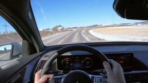 2021 MERCEDES EQC 400 (300 kW / 408 HP) 4K POV DRIVE TEST ONBOARD Autobahn (60 FPS)