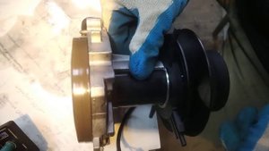 Дымит китайский отопитель сухой фен кривая крыльчатка