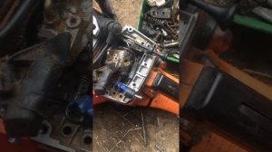 Слетел шланг подкачки праймера, +чистка и легулировка карбюратора.