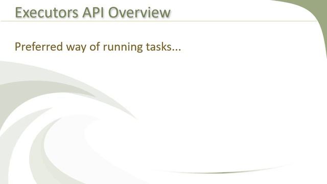 Java Multithreading 08 - Executors Framework Overview смотреть онлайн