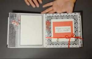 Мини-альбом в стиле скрапбукинг / Скрапбукинг фотоальбом