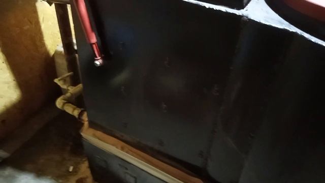 перший запуск котла.