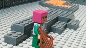 Lego Minecraft Dungeons | The Redstone Monsters | Lego Stop-Motion