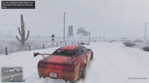 Gta 5 bravado gauntlet hellfire drift in snow happy Christmas and new year 2020