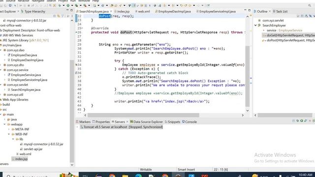 Day 6 Java Real time project workshop   UI code integration with back-end code Implementation flow.