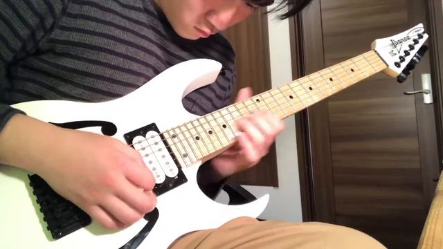 Paul Gilbert "Scarified" Guitar cover (Space Ship Live Version) смотреть онлайн