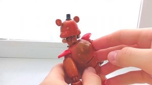 ФРЕДДИ ФАЗБЕР В СЕКЬЮРИТИ БРИЧ ИЗ ПЛАСТИЛИНА!!! Аниматроник из пластилина! Светится!!!