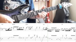 STEELHEART - SHE'S GONE GUITAR INTRO and SOLO with TABS - SLOW