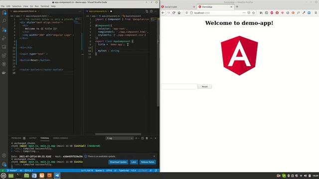 What is 'Banana in a box' in Angular | How to use two way binding in Angular 6/7/8/9/ смотреть онлайн