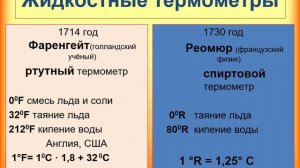 УРОК 1 в 8 классе.  Тепловые явления. Температура
