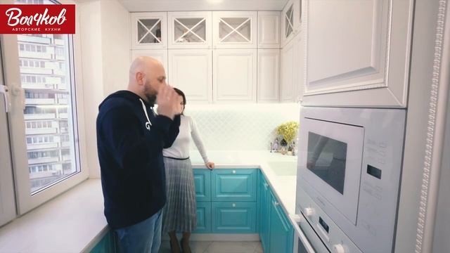 Светлая кухня НЕОклассика с элементами скандинавского стиля. Рум тур