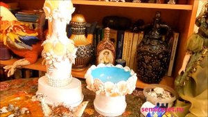 ?? Ваза для конфет из морских ракушек своими руками