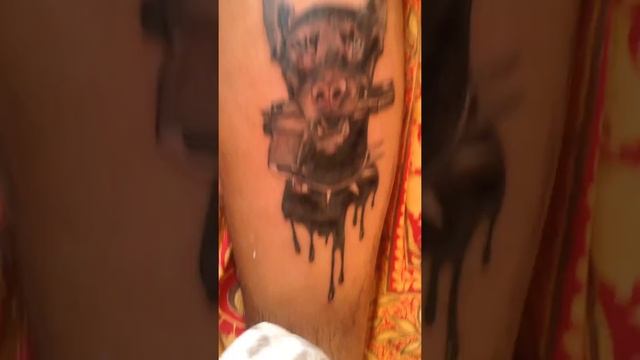 Gangster Doberman tattoo// JG sagar art & entertainment #shorts