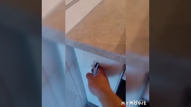Монтаж летней кухни с низким потолком без верхних модулей