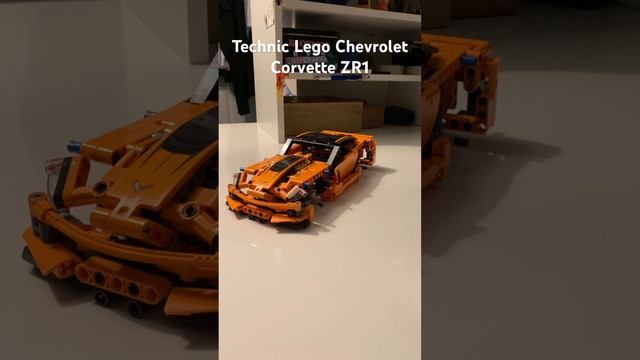 Technic Lego car | Chevrolet Corvette ZR1! #lego #cool #car #viral