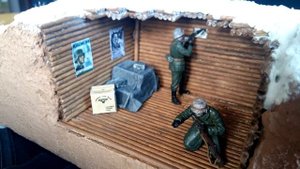 Диорама по подвигу Александра Матросова. Часть 5. Финал. Готовая диорама