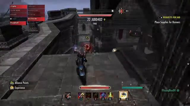 The Elder Scrolls Online: Tamriel lvl 7 castle take Volkihar смотреть онлайн