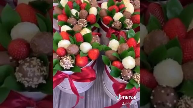 Клубничные коробочки своими руками. Клубника в шоколаде