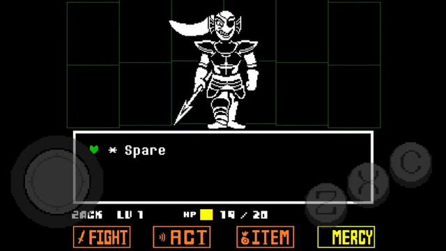 Undyne fight-Pacifist=Undertale-on mobile смотреть онлайн