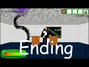 Baldi's Basics Plus 0.5 ending