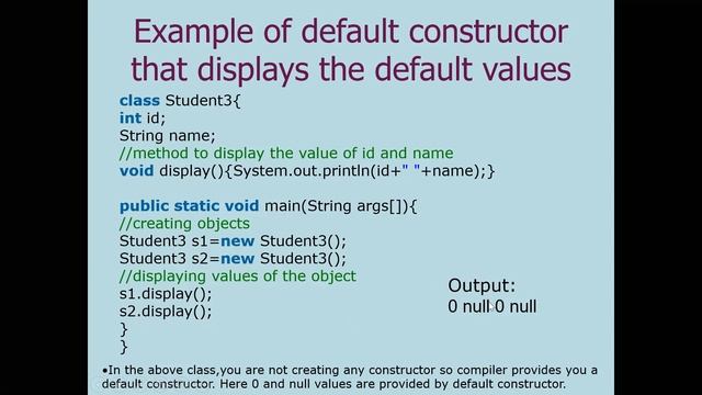 How we can create java classes and their instance using different method смотреть онлайн