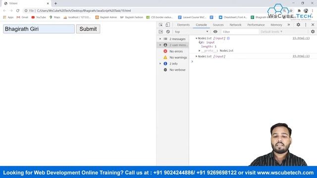 Explain document.getElementsByName() and document.getElementsByTagName() | Javascript Tutorials