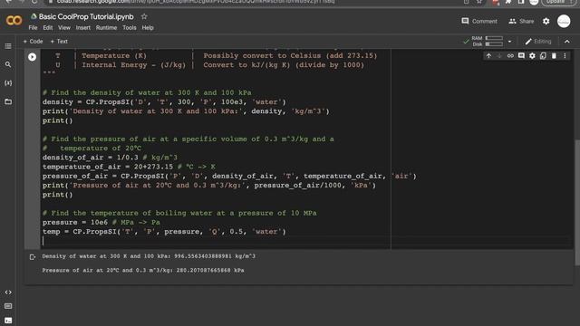 Basic CoolProp Tutorial (Python Thermodynamics)