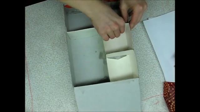 Красивый органайзер , сделаный из коробки для хлопьев. смотреть онлайн