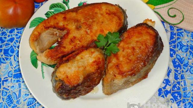 Жареная кета на сковороде