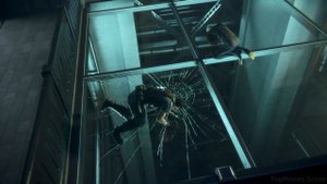 Крис Редфилд против Гленна Ариаса: Resident evil Vendetta (2017) Момент из фильма