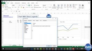 Excel Tricks : How To Add Direct Legends To the Chart Itself || Excel Tips || dptutorials